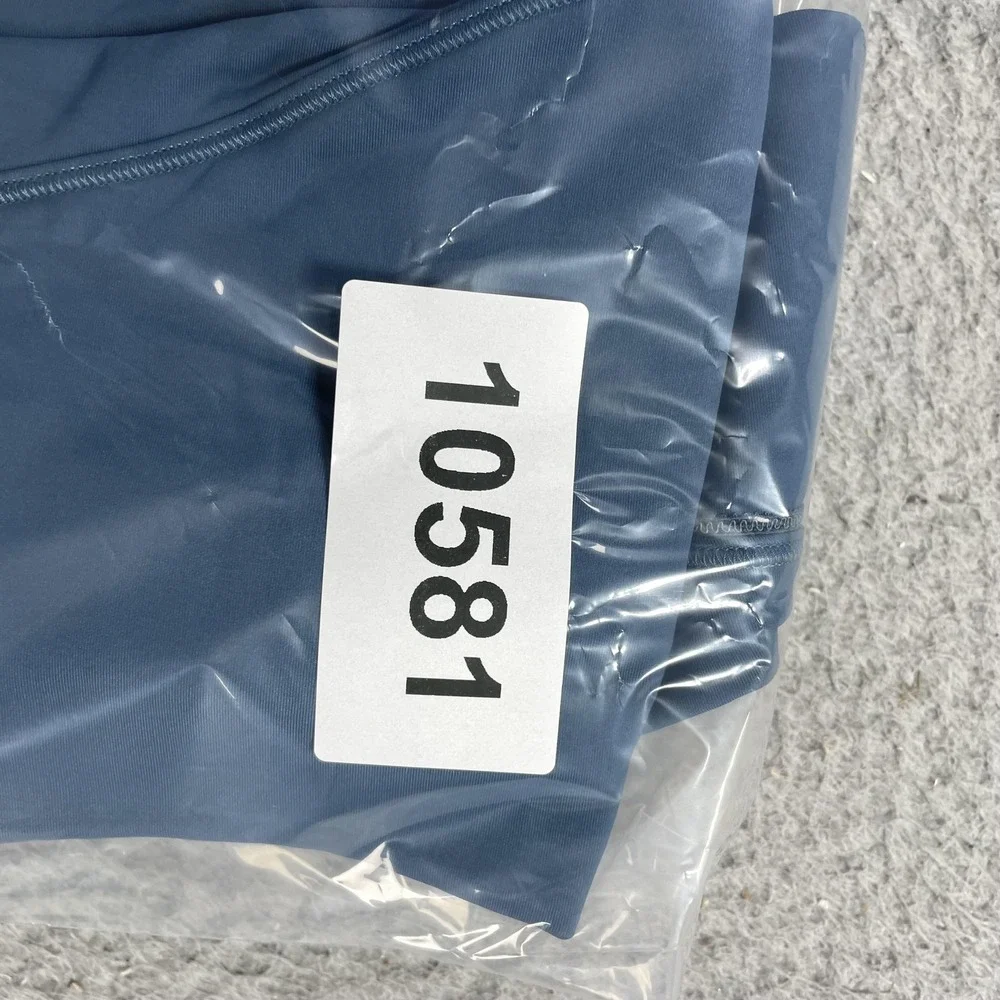 Lululemon Leggings Womens 4 Blue High Rise Ankle Running Yoga Athletic Stretch